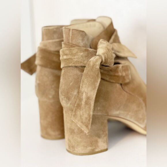 rag & bone Dalia Suede Camel Ankle Boots. 39/8.5 - Picture 5 of 10